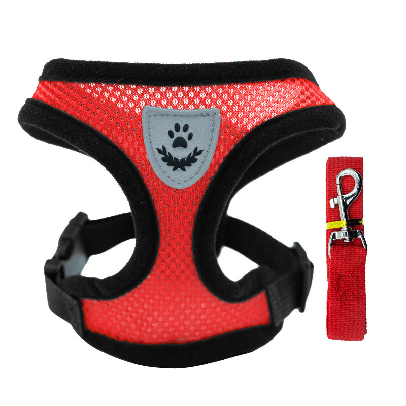 Adjustable Small Dog Harness and Lead Set