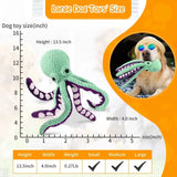 Playful Octopus Plush Dog Toy