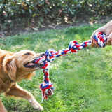Five-Knot Cotton Rope Dog Toy