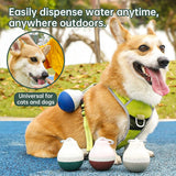 Travel Dog Water Bottle with Fold-Out Bowl