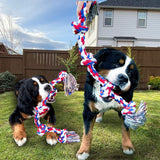 Five-Knot Cotton Rope Dog Toy