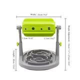 Interactive Slow-Feeding Dog Bowl